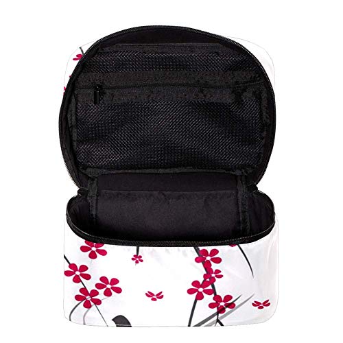 Pássaros de bolsa cosmética do Indomer em galhos de flores Caixa de maquiagem Viagem Caixa de armazenamento organizador de higiene