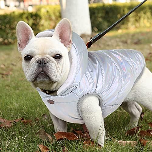 Hoodie de lã para cães, casaco de cachorro à prova d'água à prova d'água e jaqueta de cães quentes de algodão, roupas de vestuário