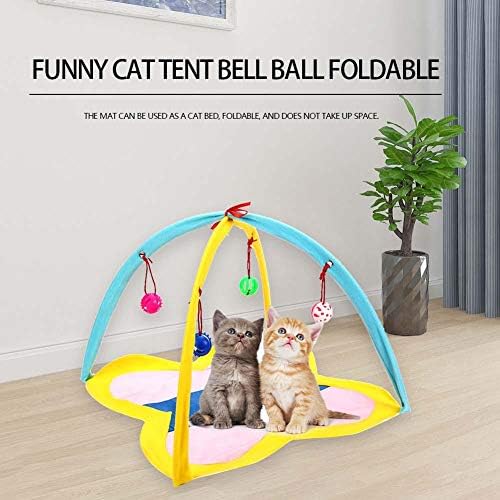 Cat Play Tent Hammocks Sleep Bed Bedrable Kitten tapete com bolas de animais de estimação