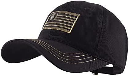 Langzhen American Bandle Hats for Men and Women USA Bandeira Baseball Cap ajustável ao ar livre Chapéu