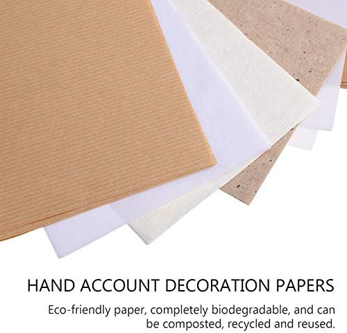 Nuobesty 90 pcs para acessórios escrevendo placas dobráveis ​​cartão de mão antiga decorativa decorativa artesanato especializado scrapbooking