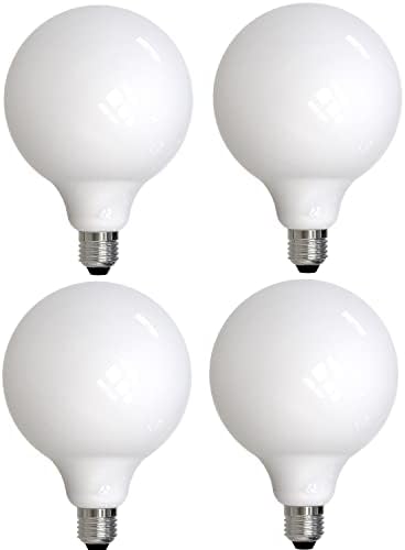 Bulbrito 776897, lâmpada LED de 8,5 watts G40, base E26, 2700k filamento com acabamento leitosa, LED8G40/27K/FIL/M/3