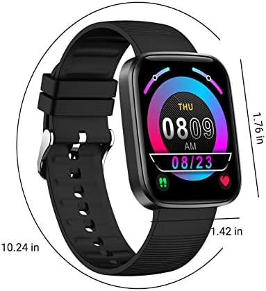 Byikun Smart Watches for Men Mulher, Relógio de fitness esportivo ao ar livre de 1,69 polegada HD, rastreadores de atividades