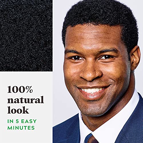 Apenas para homens de shampoo-in, corante de cabelo masculino com vitamina E para cabelos mais fortes-jato preto, h-60,