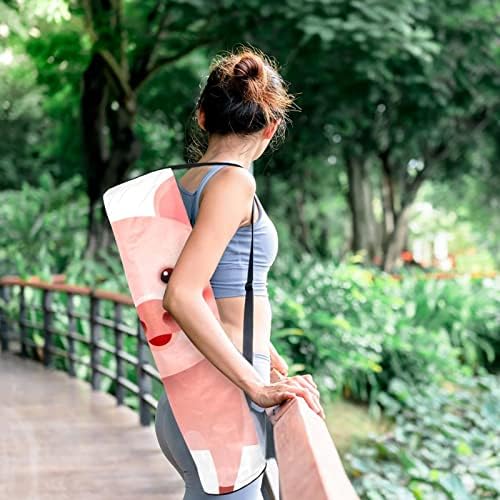 Bolsa de transportadora de tapa de ioga de porco fofa com alça de ombro de ioga bolsa de ginástica bolsa de praia