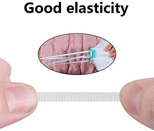 Ajuste de silicone PVC On Slip Slip Stopper Alterna e um cabo elástico para máscara, ajuste fivela de corda elástica