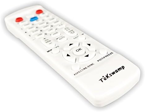 Controle remoto de projetor de vídeo tekswamp para casio xj-m250