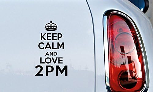 14:00 Coroa Mantenha o adesivo de vinil de carro calmo adesivo de pára -choques para carros automáticos Caminhões de