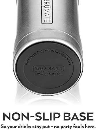 Brümate Hopsulator Twist lata mais fria isolada para garrafas de alumínio Slim de 16 onças | Pode coozie isolou aço inoxidável portador