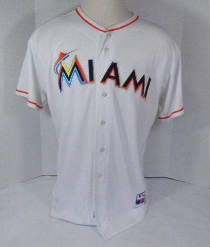 2013 Miami Marlins Austin Kearns 26 Jogo emitiu White Jersey DP04397 - Jogo usou camisas MLB