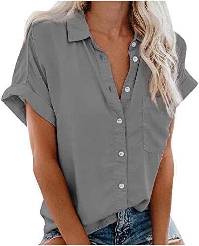 Camisas de manga comprida feminina Botão de lapela xadrez do cardigan capuz de capuz superdimensionado blusas camisetas