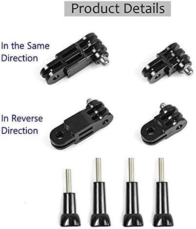 Extensão ajustável de 3 vias Adaptador de braço de articulação- Longo e curto e reto de 35 mm/50mm Mesmo/reverso Juntas Conversor Conversor