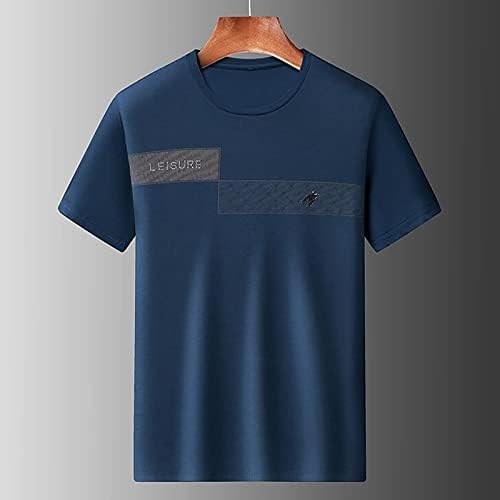 Camisa de tshirts de verão para homens camisa esportiva masculina manga curta ginásio de seda esportes de seda grossa camisetas de
