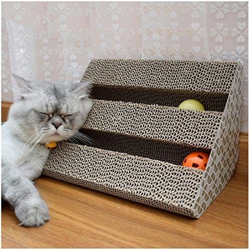 Cat Scratchers for Indoor Cats - Cat Scratching Post - Creative Breated In Bell Balls Atraindo Kitty - Scratch and Rest