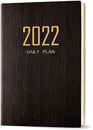 2022 Planejador, Planejador Diário com Lista de Trues Horanos, janeiro de 2022- dezembro de 2022, 8,22 x 5,7, papel grosso