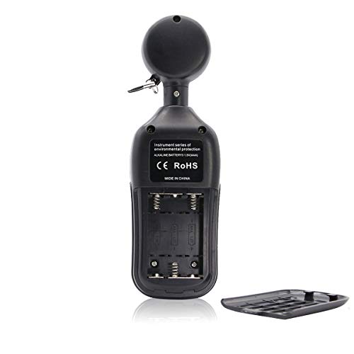 Cocinaco Light medidor de foto Memante de iluminômetro Brilho do medidor de luxo Testador de temperatura Handheld
