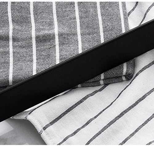 Toalha anel sem perfuração/inserção de parafuso 20/30/40/50/60 cm de toalha de toalha de banheiro preto anel de toalha de