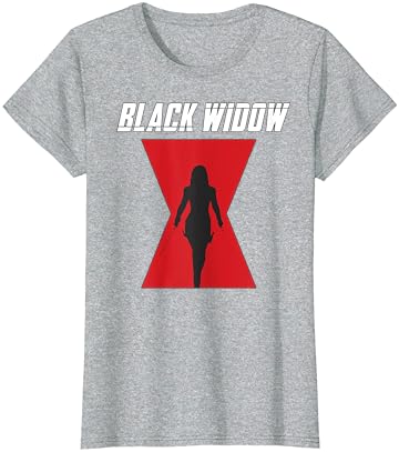 Marvel Black Widow Logo Silhoutte