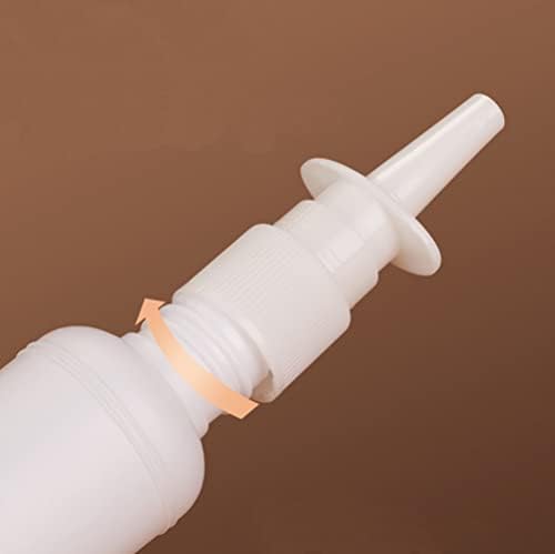 12pcs vazios de pulverizadores de bomba nasal portáteis de plástico portáteis de maquiagem de água de maquiagem de água para recipiente