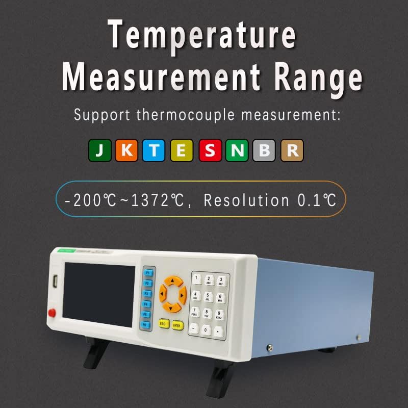 Multi canais de temperatura Inspeção de temperatura Detector de termopar instrumento de medição