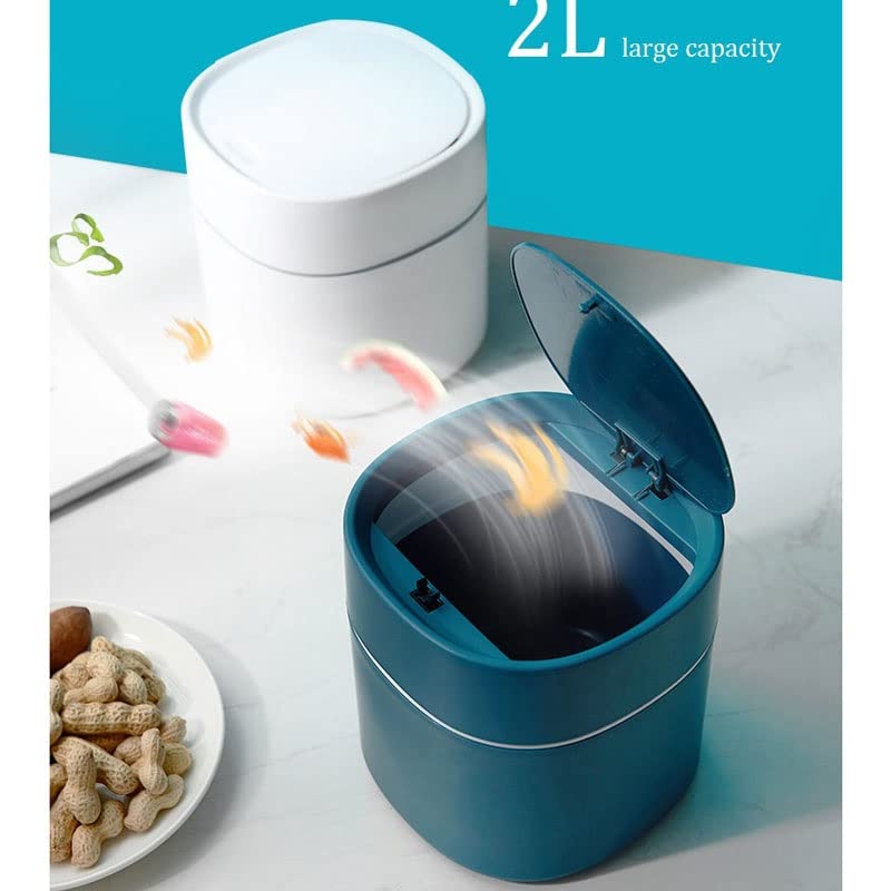 Zhaoleei mini lixo lata doméstica cesto de lixo comprimido armazenamento de lixo para a sala de estar de cozinha de lixo