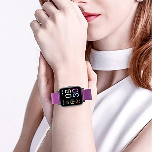 Xunion Mini Smart Watch Fitness Acompanhe para homens, mulheres de 14 dias, duração da bateria, vários modos esportivos, sono