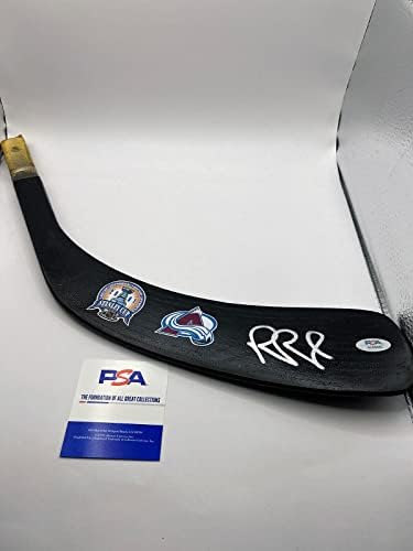 Rob Blake Colorado Avalanche Cup Autograph Autograph Hockey Stick Blade PSA COA - Autographed NHL Sticks