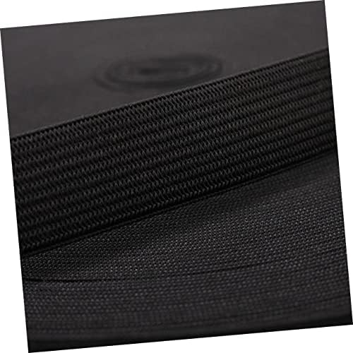 Homoyoyo Elastic Band Black Wired Ribbon calça branca Cordamento elástico preto 1 rolo elástico banda de costura de costura corda elástica
