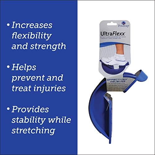 PowerStep unissex adulto Powerstep Ultraflexx Rocker, ONU Exercitadores de pernas fisioterapia, azul, flexível e esticável