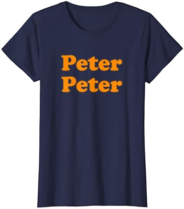 Peter Peter, casal de casal de abóbora comedor de halloween, camiseta de fantasia