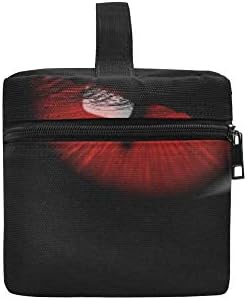 Red Eyes Pantera Negra na Lunhana do Patterno Escuro Bolsa Bag do Almoço Saco Isolado Fria