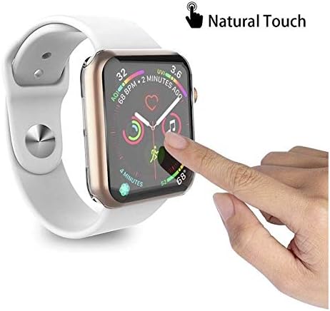 Claro Case Apple Watch Series 4 TPU 40 mm Protetor de tela 2019 Ultra Thin