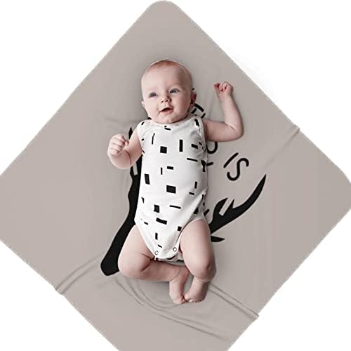 Este é o meu design, um cobertor de bebê de veado que recebe cobertor para recém -nascidos capa de capa de swaddle wrapy berçário