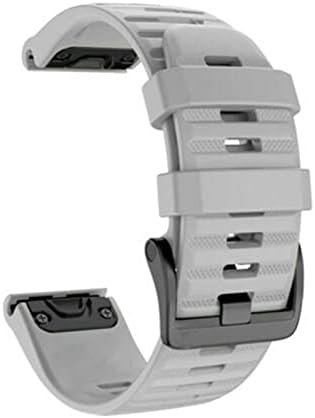 Irjfp 26mm Sport Silicone Watch Bandrap Wristrap for Garmin Fenix ​​6x 6 6s Pro 5x 5 5s mais 3 h 20 mm 22m