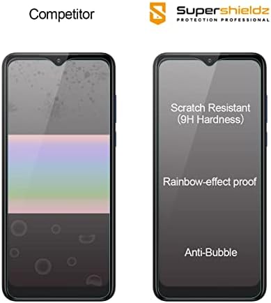 SuperShieldz projetado para Motorola Moto G Protetor de tela de vidro temperado puro, anti -ratinho, bolha sem bolhas