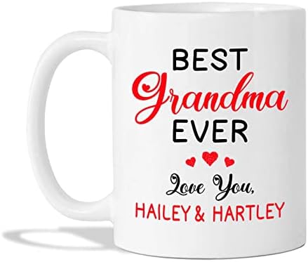 Esta avó é amada por caneca, presente para vovó, caneca de café personalizada, caneca personalizada da avó, presente do dia