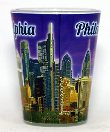 Philadelphia Pennsylvania Purple Skin Shot Glass