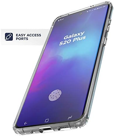 Caso de cristal transparente do Galaxy S20 Plus Case - Caso de Cristal Transparente para Samsung S20+