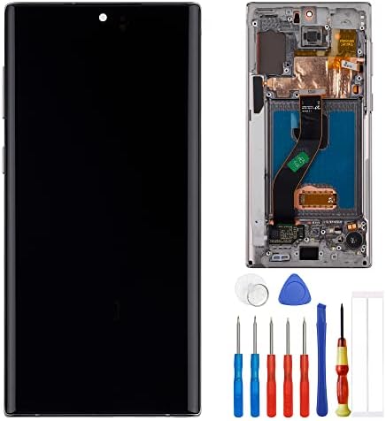 Exibição AMOLED E-Yiiviil Compatível com o Samsung Galaxy Note10 SM-N970U SM-N970F/DS 6.3 LCD Touch Scret Scret Conjunto com ferramentas