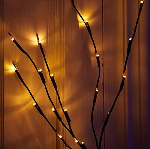 Grewtech LED Willow Vine LED Twig Ramilhas 20, 40, 60, 80, 100 Luzes LEDs Artificial Willow Branches Lâmpada para decoração