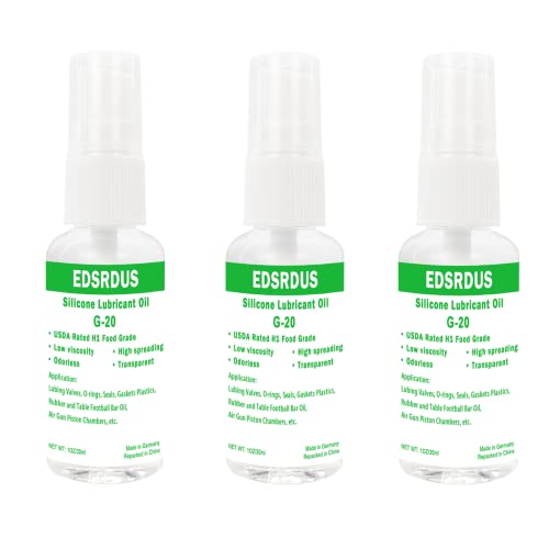Edsrdus G-20 de baixa viscosidade, spray de lubrificante de silicone para airsoft, óleo de haste de pebolim, óleo de