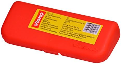 Visko Tools 101 Kit de chave de fenda (vermelho
