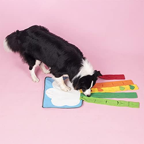 Tapete de enriquecimento do arco -íris para cães pequenos / médios / grandes, tapete de tapete para cães para abrigo de tédio