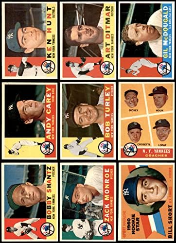 1960 Topps New York Yankees Team Set New York Yankees NM Yankees
