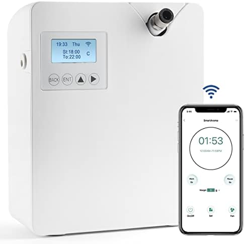 Zinyeme Scent Air Machine for Home, Inteligente Inteligente Profissional Nebulização Sem Água A aromaterapia Difusor