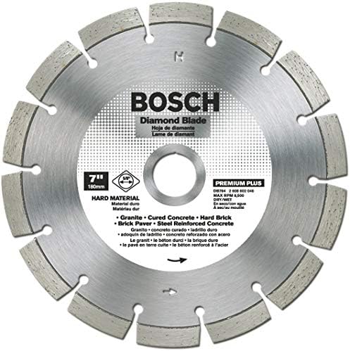 Bosch DB441S 4 in. Lâmina de diamante de aro segmentada padrão para cortes rugosos universais
