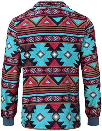Moda de lâmpada de suéter masculino, com os bolsos botões astecas suéteres tops sweater de suéter de férias pólo para homens inverno