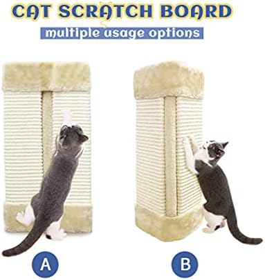 ABCLOWN CAT Scratch Board canto Pet Scratch Pad Durável Sisal Cat Scratch Pads Desgaste da parede de tapete resistente
