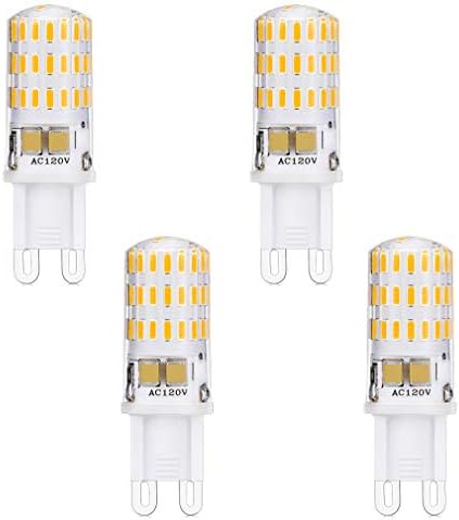 Iluminação LXCOM 5W G9 Bulbo LED 46LEDS Bulbos de lâmpadas de milho- lustre LED G9 Bulbo quente Branco 3000k 50W Bulbo