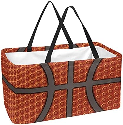 Lorvies grandes cestas retangulares para armazenamento, caixas de armazenamento de armários de basquete de basquete
